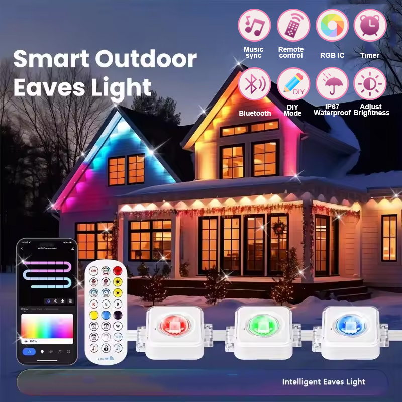 Smart Garden Led Lights - 150ft 100ft 50ft Permanent Outdoor Lights