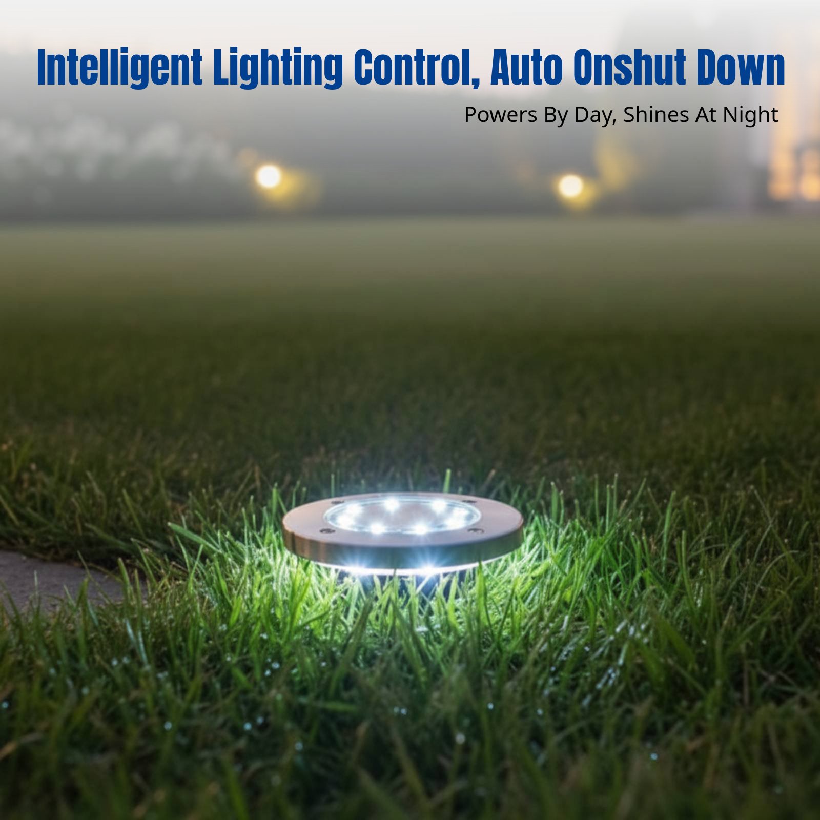 Smart Garden Led Lights - Solar Ground Light, LED Lawn Light,