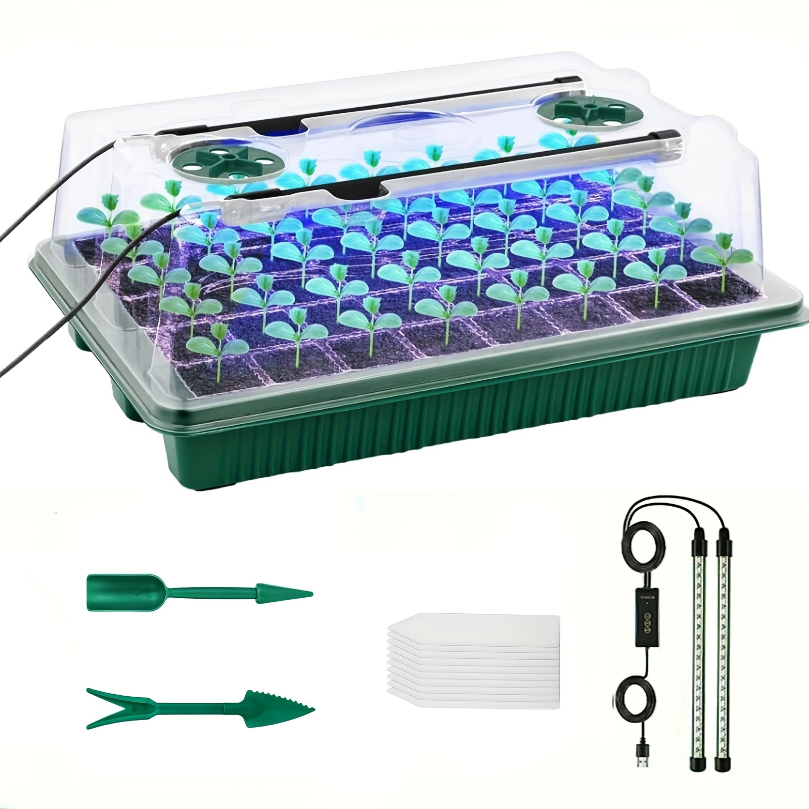 Smart Garden Led Lights - Seed Starter Trays With High Dome