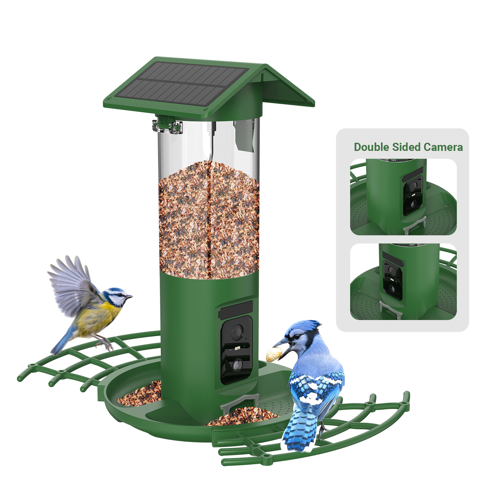 Smart Bird Feeder Camera - Smart Dual Camera Bird Feeder 2K