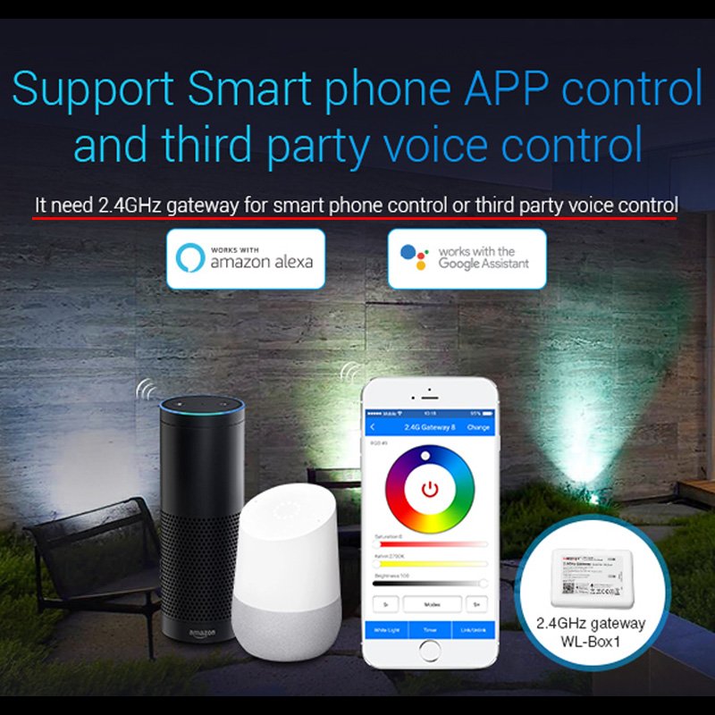 2100LM 25W RGB CCT Thông Minh  - đánh giá và giá Smart Garden Led Lights