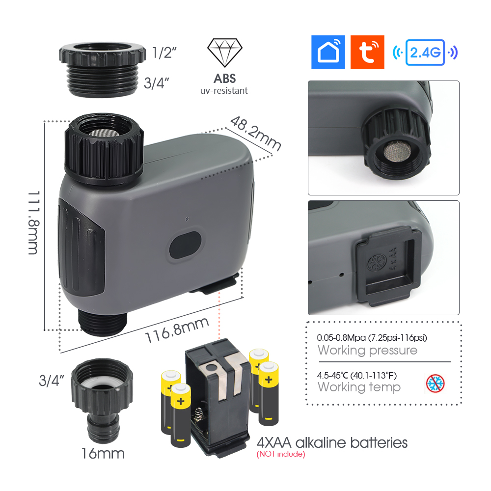 Tuya Smart Wifi Timer Misting  - đánh giá và giá Gardena Smart Irrigation Control