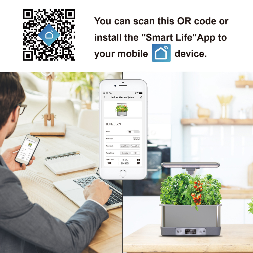 Tuya WiFi Indoor Garden Hydopo - đánh giá và giá Smart Garden Led Lights