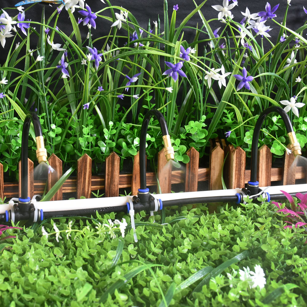 Outdoor Misting Cooling System - đánh giá và giá Smart Garden Sprinkler System