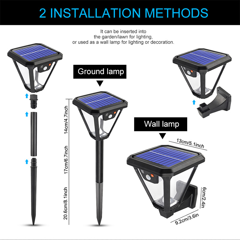 Solar Wall Light Waterproof Ou - đánh giá và giá Smart Garden Led Lights