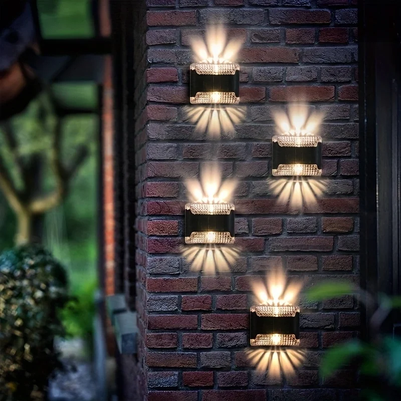 4pc Solar Wall Light: Outdoor  - đánh giá và giá Smart Garden Led Lights