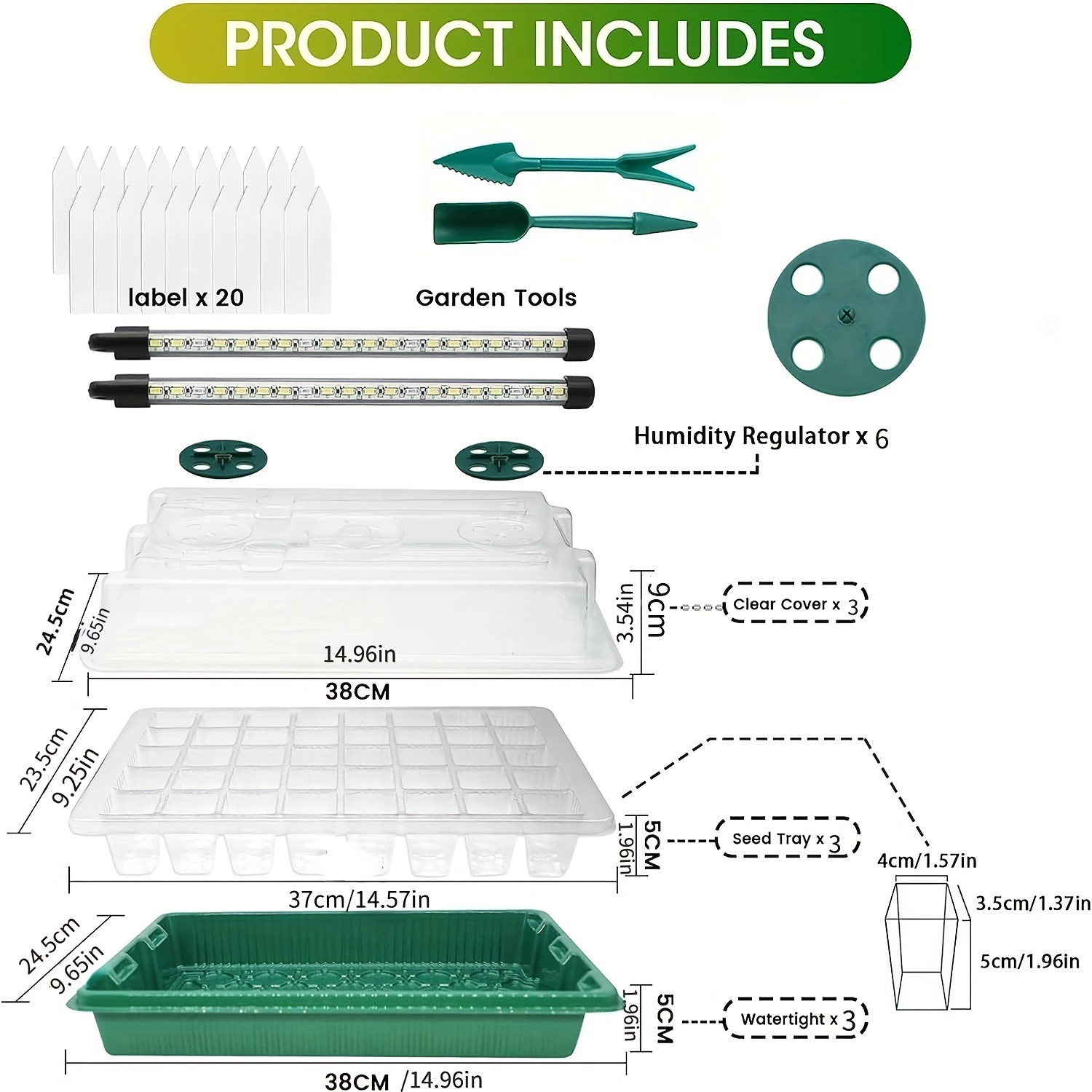 Seed Starter Trays With High D - đánh giá và giá Smart Garden Led Lights