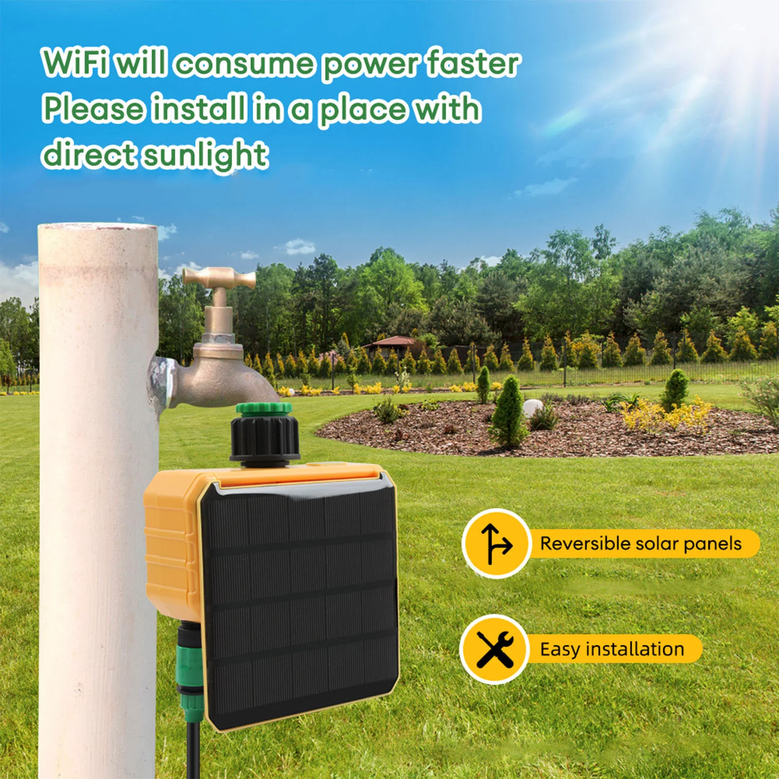 Solar WiFi Smart Irrigation Ti - đánh giá và giá Gardena Smart Irrigation Control