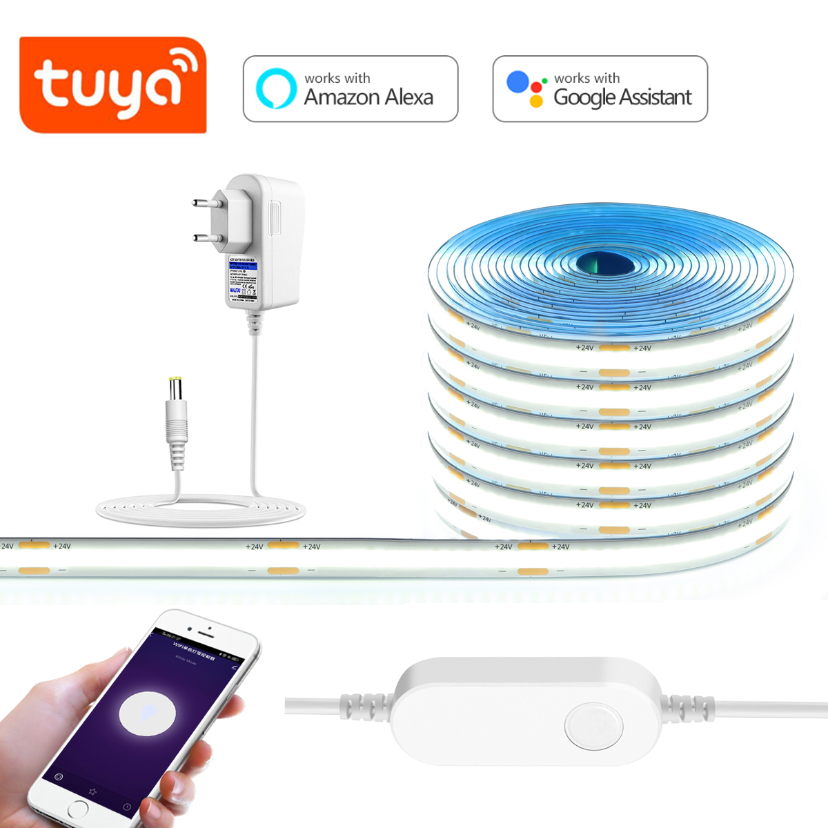 3M 5M 10M 24V COB LED Strip Li - đánh giá và giá Smart Garden Led Lights