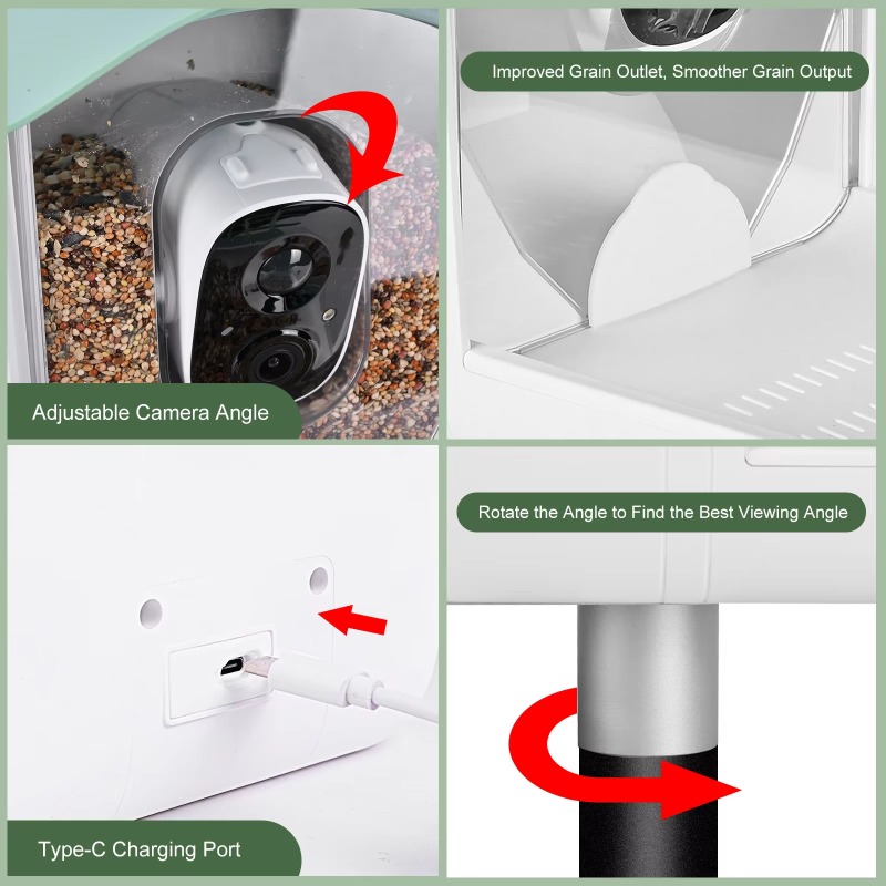 Smart Bird Feeder Night Vision - đánh giá và giá Smart Bird Feeder Camera