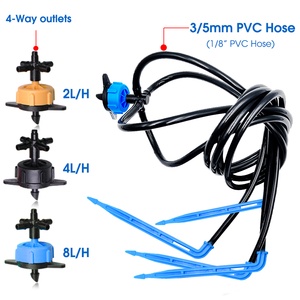 10Set 2/4/8L/H Bend Arrow Drip - đánh giá và giá Smart Garden Sprinkler System