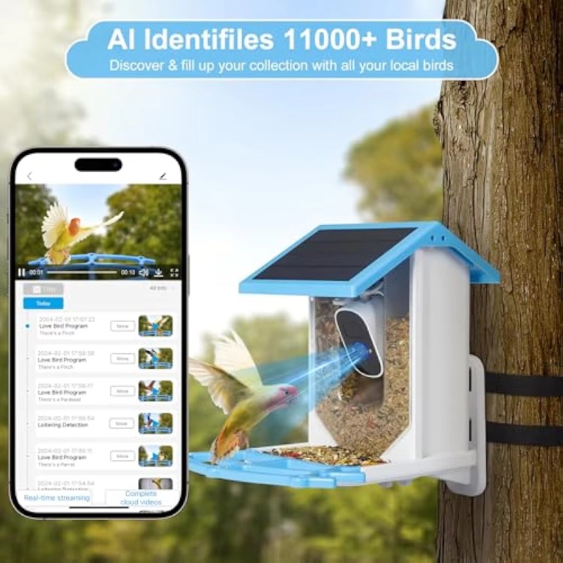 Smart Bird Feeder With Camera  - đánh giá và giá Smart Bird Feeder Camera