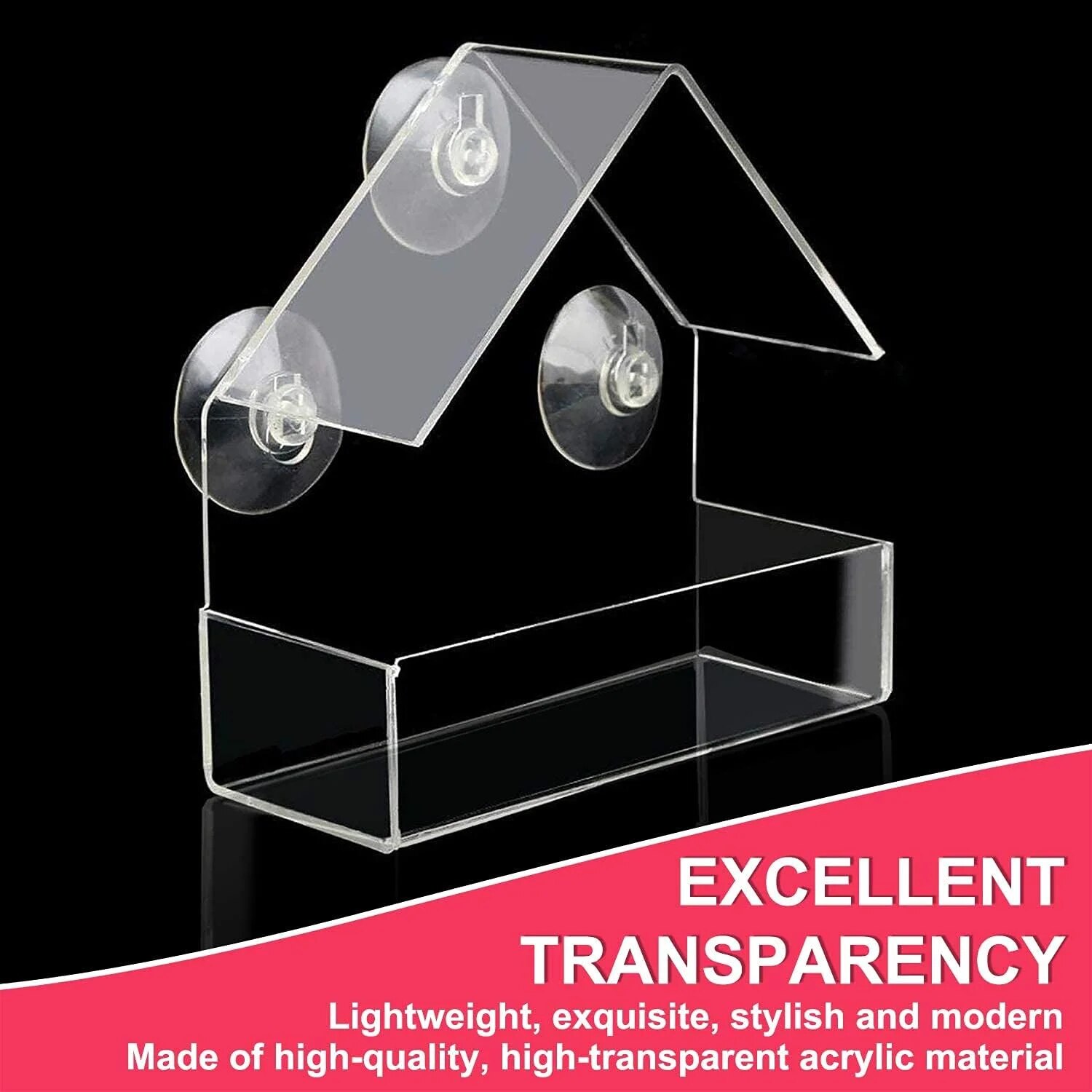 Acrylic Bird Feeder Clear Wind - đánh giá và giá Smart Bird Feeder Camera