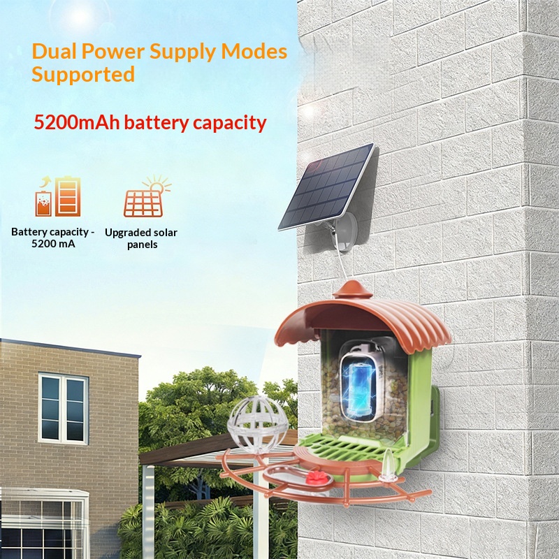 Outdoor Solar-Powered Automati - đánh giá và giá Smart Bird Feeder Camera