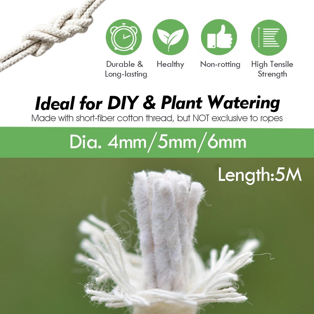 4/5/6mm Self Watering Cotton W - đánh giá và giá Smart Garden Sprinkler System